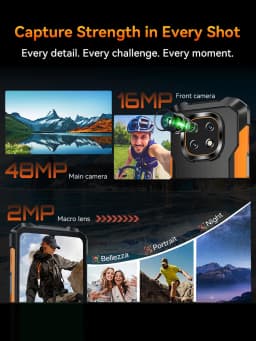 PHILIPS S8320 Rugged Smartphone 12(6+6)GB 128GB Dual Sim 6.745" 120Hz 48MP 10200mAh NFC Waterproof Camping Lamp Unlock