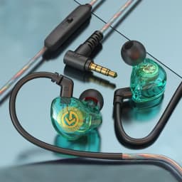 New 9D Super Bass In Ear Headphone Wire-Controlled With Mic 3.5MM AUX/Type-C Digital Chip Headset For iPhone 15 Android Samsung