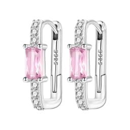 Orstarry S925 Sterling Silver Colorful Wavy Earrings Versatile Hoop Earrings For Women Jewelry Original Party Gifts
