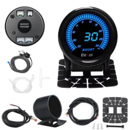 HA Accessories 2Inch 52mm Digital Auto Gauge Meter 10Color Oil Pressure Turbo Boost EGT Exhaust Temp Tachometer Water Oil Temp