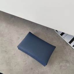 Customized name card holder for ladies, genuine leather, double-fold card holder with palmprint snap fastener, card case, wallet