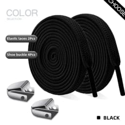 New Upgrades Widen 8MM Flat Elastic Laces Sneakers Shoelaces Without Ties Kids Adult Quick Lace Rubber Sports Shoestring 1Pair