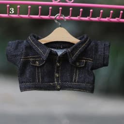 For 10~20cm Doll Clothes 1/12 BJD Dolls Winter Top Coats Handmade Jacket Pants Jeans Shorts Outfits Doll Accessories Kids Toy