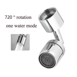 720 Rotatable Tap Aerator Splash-proof Faucet Sprayer Head Water Saving Plastic Splash Tap Head Wash Basin Tap Extender Adapter