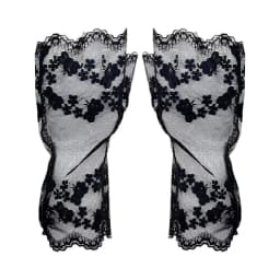 New Mesh Flower Sunscreen Mittens Touch Screen Breathable Printing Half Finger Gloves Party Summer Lace Gloves