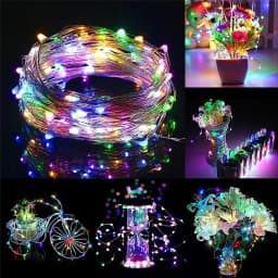 10 20M LED Fairy Lights Copper Wire USB Powered Christmas Decor String light Wedding Party New Year Decorations 2022 Garland