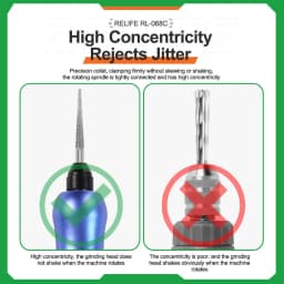 RELIFE RL-068C Speed Adjustable Electric Grinding Pen Multifunction Smart Rechargeable Sanding Tool For Mobile Phone  Repair