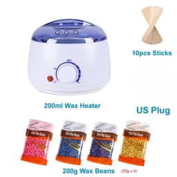 2026 200ML Electric Wax Heater Hot Wax Machine Paraffin Pot Warmer Hair Removal Waxing Machine Wax-melt Epilator Quick Heater