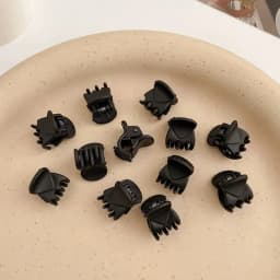10-60pcs Mini Hair Claw Clips for Women Girls Korean Clear Black Plastic Clips Hairpin Kids Girls Hair Styling Accessories