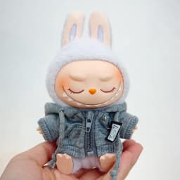 Labubu Doll Clothing Academy Cool Shadow Uniform Set 17cm Plush Doll Clothing Accessories Labubu I II Idol Doll Sitting Party