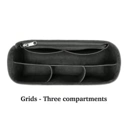 Felt Tote Bag Organizer, Inner Storage Bag with Lining, Anti-Deformation, Multi-Pocket Inner Insert for Classified Storage