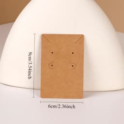 50pcs 6x9cm Self-adhesive Plastic Cello Bag Earrings Display Necklace KeyChain Cards For DIY Making Jewelry Packaging Cardboard