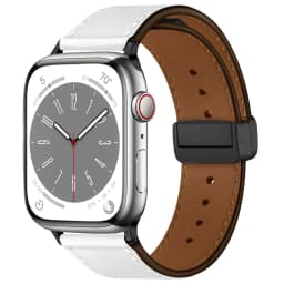 Magnetic Buckle strap for Apple Watch band 44mm 45mm 49mm 40mm 41mm 38mm 45 mm Leather Bracelet iWatch Series ultra 3 5 6 se 7 8