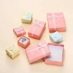 1Pcs High Quality Jewelry Gift Box Square/Rectangle Case for Ring Necklace Earring Bracelet Packaging Display