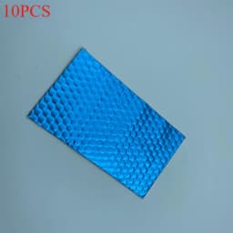 10PCS Butyl Rubber Shock-absorbing and Soundproofing Board, Self-adhesive Damping Board, Thermal Insulation and Noise Reduction