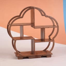 1PC Dollhouse Miniature Bogu Empty Shelf Mini Display Stand Storage Rack Model Toy Scene Decoration DIY Accessories