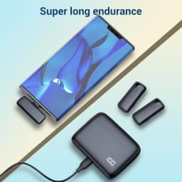 Dual Lapel Lavalier Professional Wireless Microphone Buttonhole Mic Mini Tie For iPhone Android Mobile Cell Phone PC Micro Audio