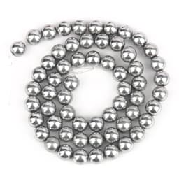 Natural Stone Dull Matte Light Gold Color Hematite Beads Round Loose Mineral Beads Jewelry Making Diy Bracelet 2/3/4/6/8mm