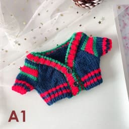 20cm Doll Clothes for Korea Kpop EXO Dolls Plush Star Doll's Clothing Sweater Stuffed Toy Outfit for Idol Dolls Accessories