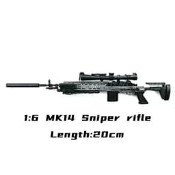 1/6 Painted Assemble Gun SVD Sniper Rifle AWM TAC-50 PSG-1 DSR-1 MK14 Assault Rifle Soldier Arms Military Model Toys