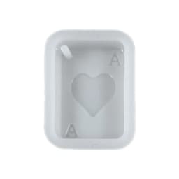 Playing Cards Epoxy Resin Silicone Mold with Hole Poker Mould DIY Earring Pendants Key Chain Crafts Ornaments Casting Tools