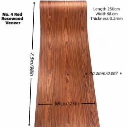 DIY Teak Cherry White Oak Black Walnut Wood Veneer for Cabinet Panels Home Improvement Musical Instrument Decoration