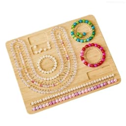 Bead Board Bracelet Beading Jewelry Making Tray Workbench Size Measuring Plate Craft Tool Accessories F0S4