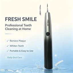 Intelligent Ultrasonic Dental Scaler Tooth Plaque Remover ,5 Modes Rechargeable Teeth Cleaning Tool,Stone Calculus Plaque Remove