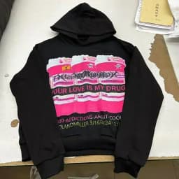Men Gothic Horror Print Zip Up Hoodie Dark Anime Face Graphic Sweatshirt Y2K Harajuku Streetwear Outerwear Casual Black Tops