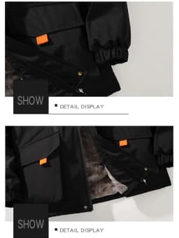 Add Fur 2027 Winter Men Coat Outdoor Removable Hooded Jacket Men Warm Outwear Casual Fashion Solid Parkas Jacket Male Tops