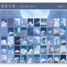 50 sheets Ins Style Sticker Book Washi Paper journal DIY Material Decoration Sticker Memo Pad Scrapbook Stationery