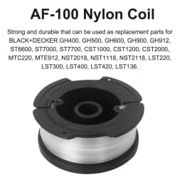 Spool & Line For Black & Decker GH400 GH500 GH600 GH900 GH912 Lawn Mower Replacement Parts Lawn Mower Garden Tool