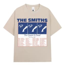 The Smiths The Queen Is Dead T Shirt 1980's Indie, Morrissey Oversized T-shirt Vintage Punk Rock Band T-shirts Streetwear Unisex