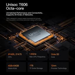 UNIWA Phonemax Q9 Mini Phone 4.0Inch QHD IPS Touch Screen Small Cell Phone 4G Android14 Small Smart Mobile 2000mAh Battery