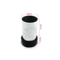 10 Pieces Aluminum Shell Casting Flask with 1 Rubber Sprue Base 20/25/30/35mm Plaster Mold Processing Tools for Jewelry Making