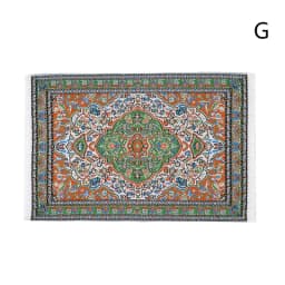 Dollhouse Carpet Turkey Welcome Mat Front Door Woven Rug Floor Carpet Living Room Miniature Accessories For Kids Dolls Coverings