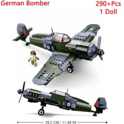 Military F/A-18E Super BumbleBee Strike Hornet Fighter Plane Building Blocks War Bricks Classic Model Educational Kids MOC Toys