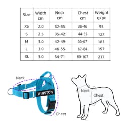 Personalized No Pull Dog Harness with Name Patch Escape-Proof Adjustable Reflective Soft Padded Dog Vest for Training Walking