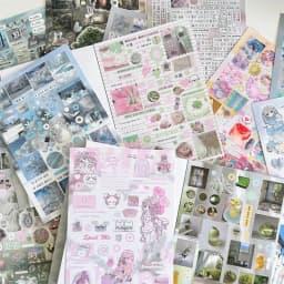 32piece/book Korean Ins Cute Sticker for Phone Camera Journal Postcard DIY Collage Kawaii Decoration Sticker Gift
