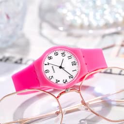 UTHAI C24 Kids's Watch Silicone Strap Boys and Girls Middle School Student Quartz Watches High Beauty Female Fashion Clock