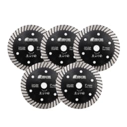 SHDIATOOL Dia75mm Diamond Tile Saw Blade 5Pcs Superthin Cutiing Disc For Ceramic Tile Marble 3Inch Mini Circular Cutter Plate