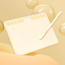 Ugee S640 Digital Graphic Drawing Tablet 6.3x4 Inch with 10 Shortcuts Compatible with Android PC Windows Mac OS for Design