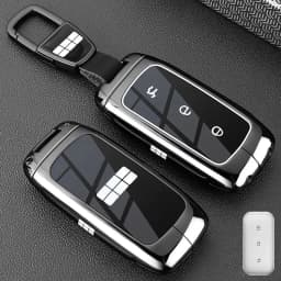 Car Zinc Alloy TPU Leather Key Case Holder Cover For Geely Galaxy EX5 E5 L6 L7 EMI NO.1 Proton e.MAS 7 5 E8 Starry 8 Accessories