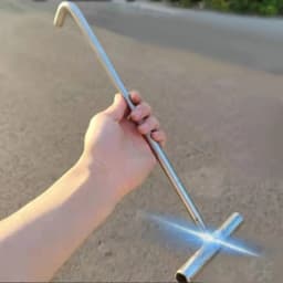 T-Shaped Manhole Hook Tool Single Hook Manhole Cover Lifter Lift Manhole Cover