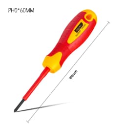 1 Pcs Insulated Screwdriver Electrician Dedicated Magnetic Precision Screwdriver High Voltage 1000V Slotted Phillips Hand Tools