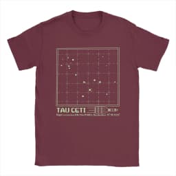 Novelty Project Hail Mary Tau Ceti Cetus System T-Shirt Men Crewneck Cotton T Shirts Amaze Short Sleeve Tee Shirt Printed merch