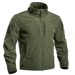 Men's Special Ops Military Tactical Soft Shell Winter Warm Fleece Lined Jacket Detachable Hood Coat Hiking Snowboard Windbreaker