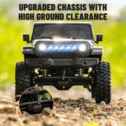 JJRC 1:18 Simulation Wrangler Climbing Vehicle C8801 Pro 2.4G Adjustable Speed 4WD Off Road Model Vehicle Toy For Kids Motor 370