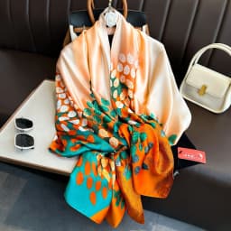 Luxury Design 180X90CM Long Shawls Beach Women Square Scarves Popular The Four Seasons Bandanna Sunscreen New Style Silk Scarf