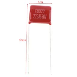 10Pcs 630V 22NF 0.022UF Capacitors Metallized Polypropylene Guitar Cap Film Caps For Electric Guitar Bass